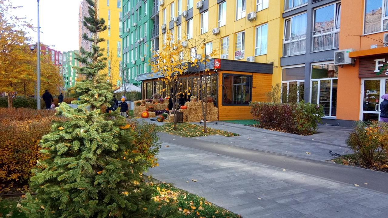 Georgeous Bright Studio In A Bright Residential Complex Comfort Town Кт-08 Kyjev Exteriér fotografie