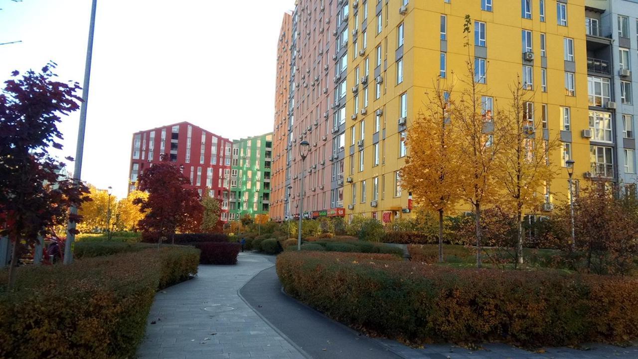 Georgeous Bright Studio In A Bright Residential Complex Comfort Town Кт-08 Kyjev Exteriér fotografie